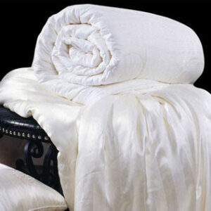 White Cotton Fabric Silk Duvet